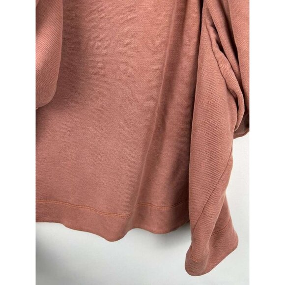 Free People Movement Small Oversized Dusty Rose Hooded Poncho Dreamy Sleeve - Picture 6 of 13